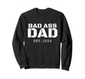 Dad Est 2024 New Daddy 2024 Sweatshirt - Aesthetic Graphic for Adults - T-Shirt, Sweatshirt, Hoodie