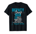 Deputy Sheriff Dad Usa Flag Police T-Shirt - Novelty Apparel Unisex - T-Shirt, Sweatshirt, Hoodie