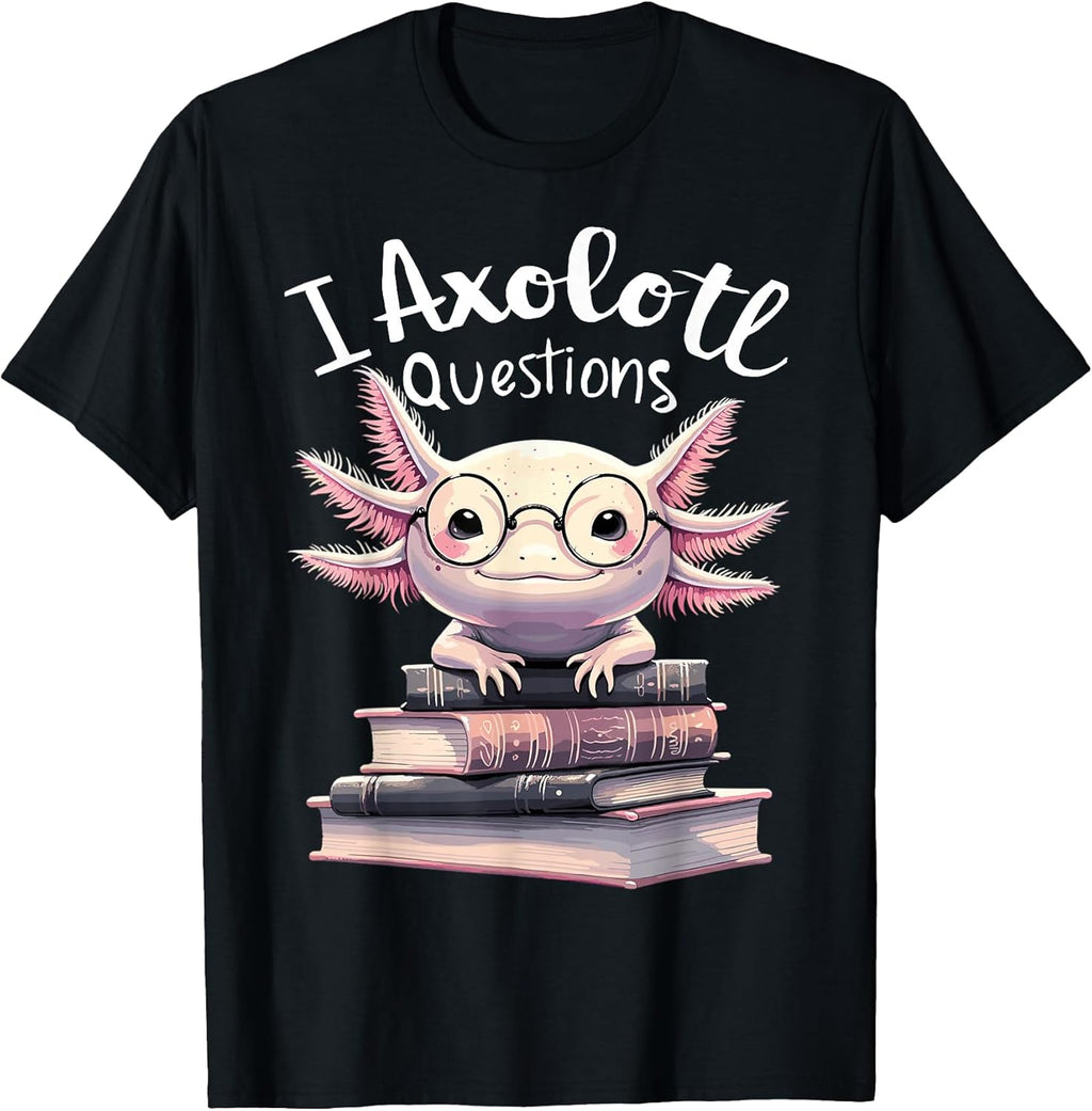 I Axolotl Questions Anime Cute Kawaii - Adult & Kids T-Shirts, Sweatshirts & Hoodies apparel design preview 1