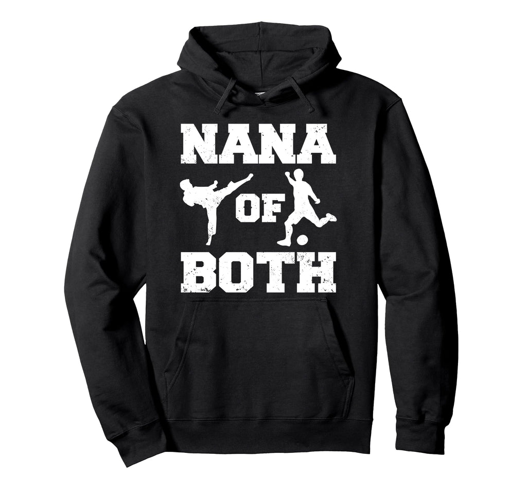 Nana Both Funny Soccer And Taekwondo Hoodie - Aesthetic Graphic Men Women - T-Shirt, Sweatshirt, Hoodie