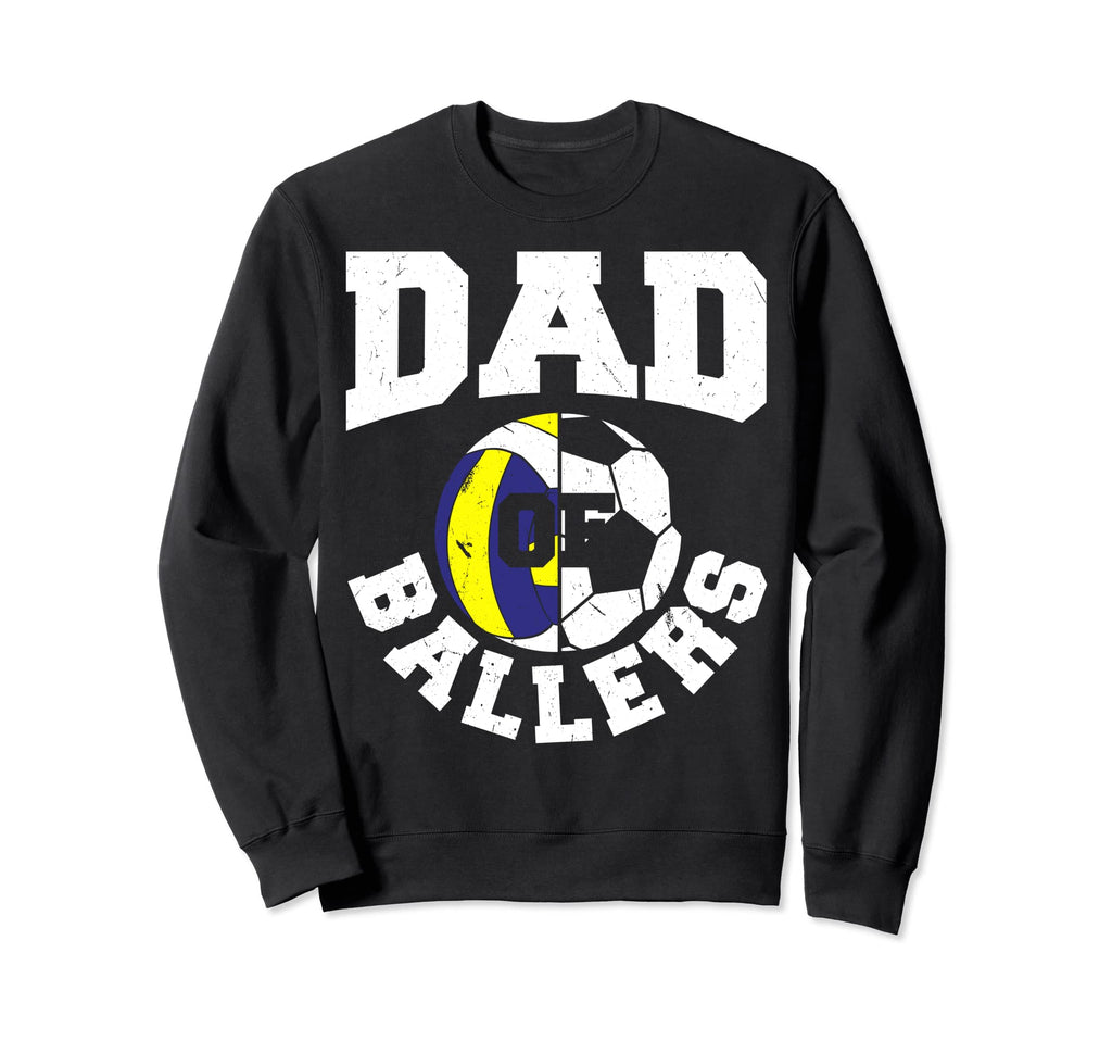 Dad Ballers Fathers Day Ball Sweatshirt - Aesthetic Graphic for Adults - T-Shirt, Sweatshirt, Hoodie