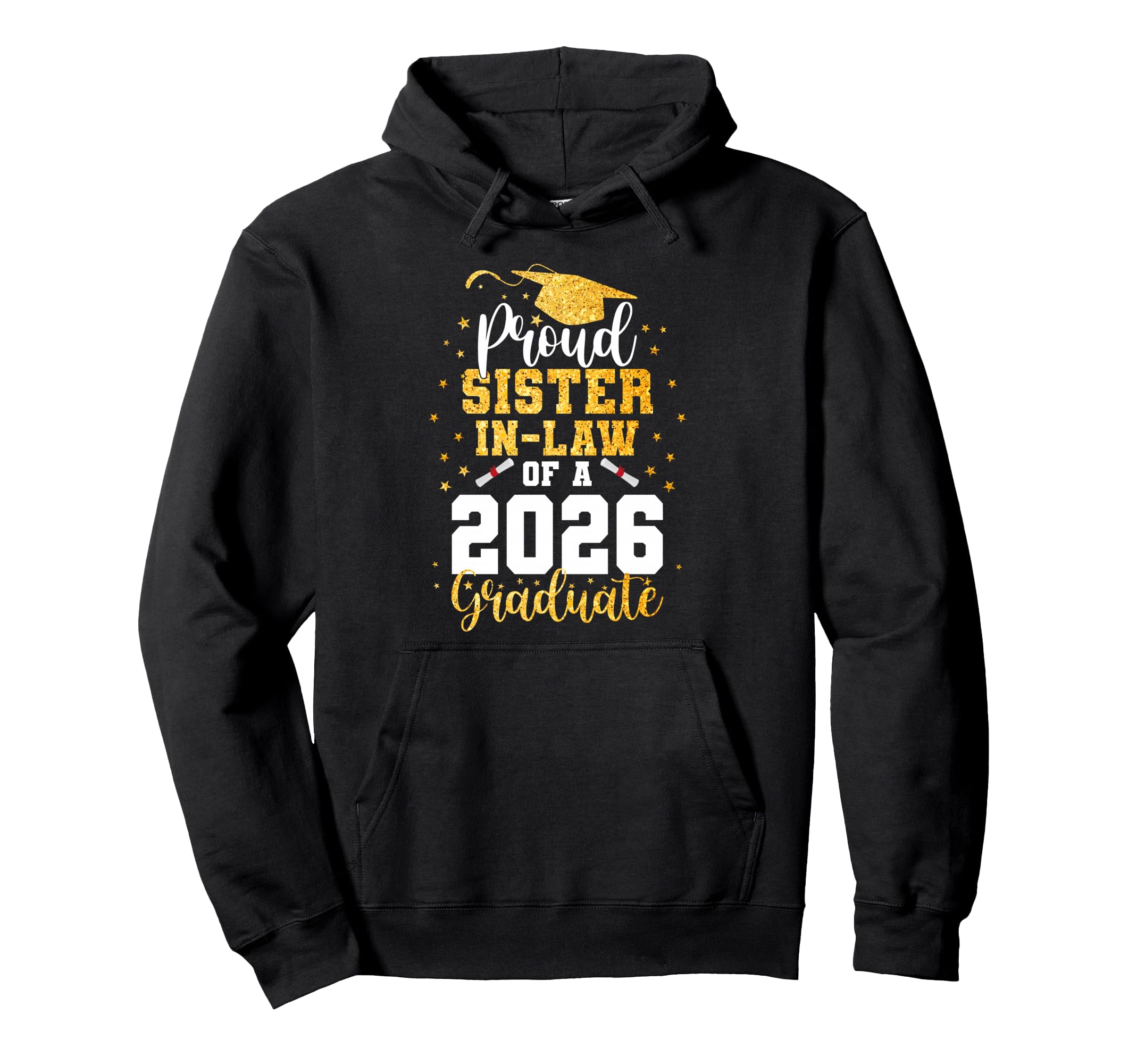 Proud Sister Law Class 2026 Graduate Hoodie - Minimalist Print Unisex - T-Shirt, Sweatshirt, Hoodie