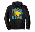 Papa Bear Dad Father Novelty Hoodie - Novelty Apparel Unisex - T-Shirt, Sweatshirt, Hoodie