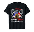 Proud Army Dad Dad Army Soldier T-Shirt - Graphic Print Unisex - T-Shirt, Sweatshirt, Hoodie