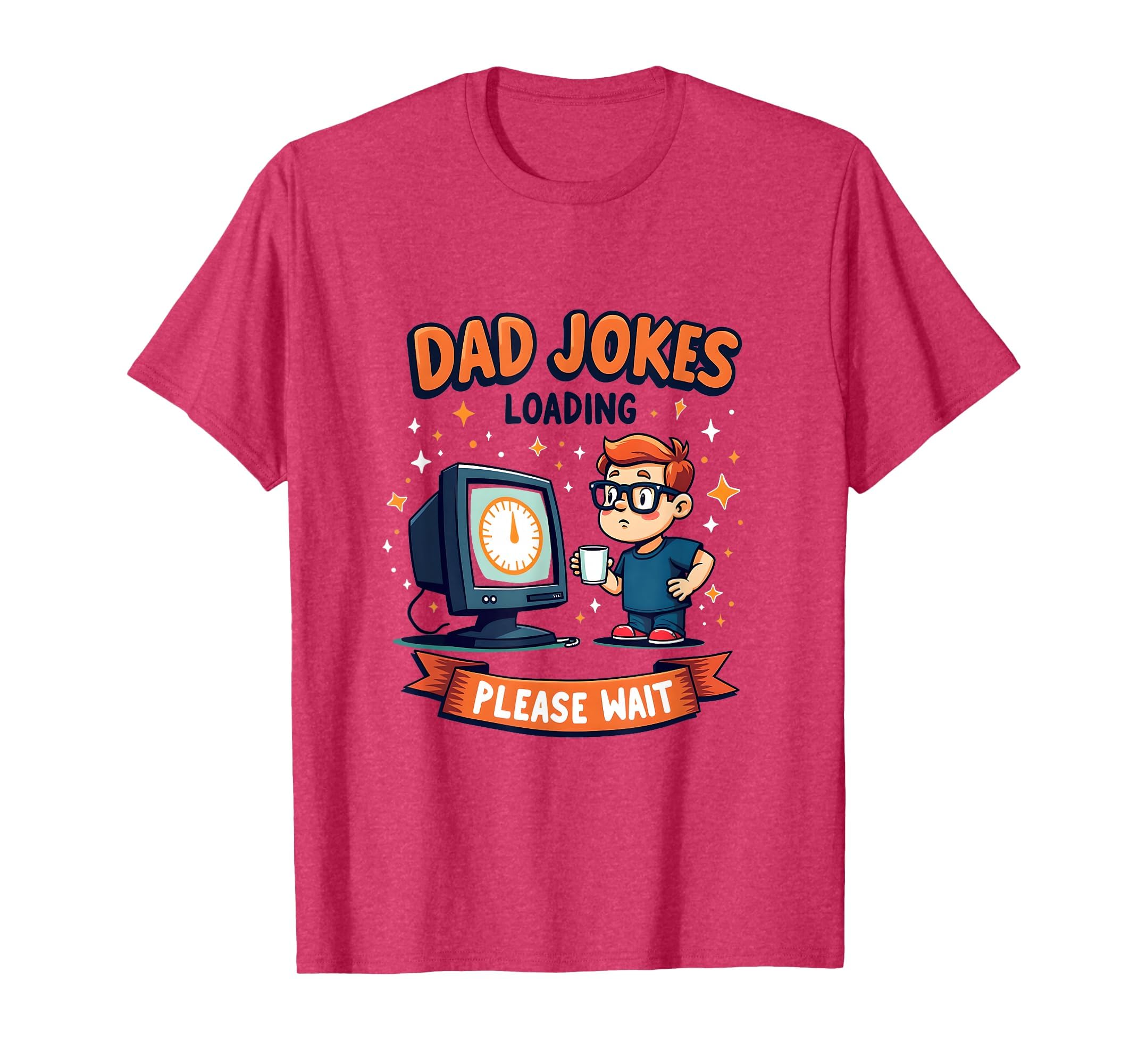 Dad Jokes Loading Please Wait New Dad T-Shirt - Aesthetic Graphic Unisex - T-Shirt, Sweatshirt, Hoodie