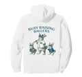 Busy Raising Baller Baseball Softball Mom Hoodie - Streetwear Style Unisex - T-Shirt, Sweatshirt, Hoodie