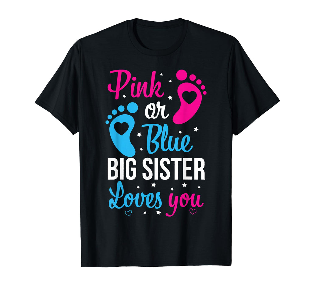 Gender Reveal Big Sister Family T-Shirt - Fun Novelty Design for Adults - T-Shirt, Sweatshirt, Hoodie