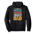 Im Proud Trucker Being Dad Funny Hoodie - Custom Art Print Men Women - T-Shirt, Sweatshirt, Hoodie