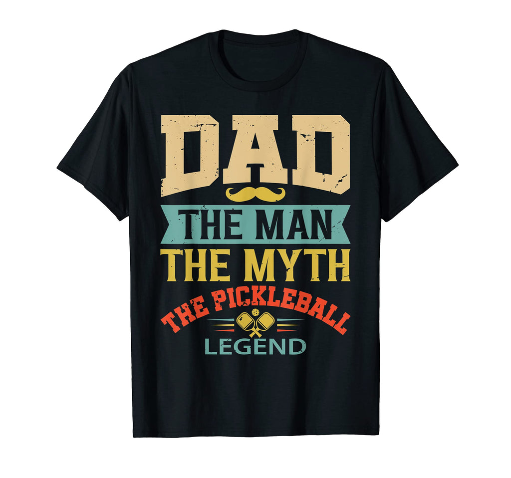 Pickleball Dad Myth Pickleball Legend T-Shirt - Novelty Apparel for Adults - T-Shirt, Sweatshirt, Hoodie
