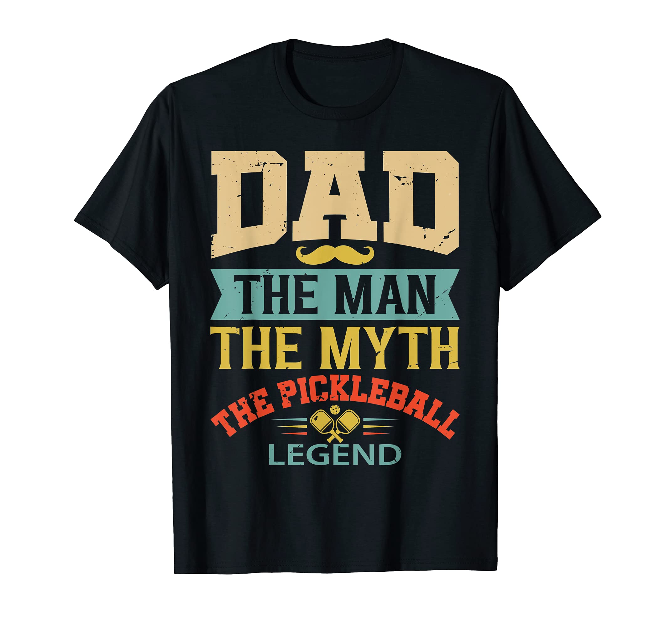 Pickleball Dad Myth Pickleball Legend T-Shirt - Novelty Apparel for Adults - T-Shirt, Sweatshirt, Hoodie