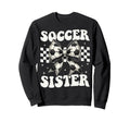 Soccer Sister Funny Coquette Sweatshirt - Casual Everyday Wear for Adults - T-Shirt, Sweatshirt, Hoodie
