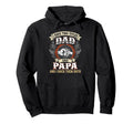 I Have Two Titles Dad And Papa Funny Hoodie - Minimalist Print Men Women - T-Shirt, Sweatshirt, Hoodie