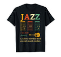 Jazz Guitarist Dad Gift Chords Frets T-Shirt - Trendy Graphic Unisex - T-Shirt, Sweatshirt, Hoodie