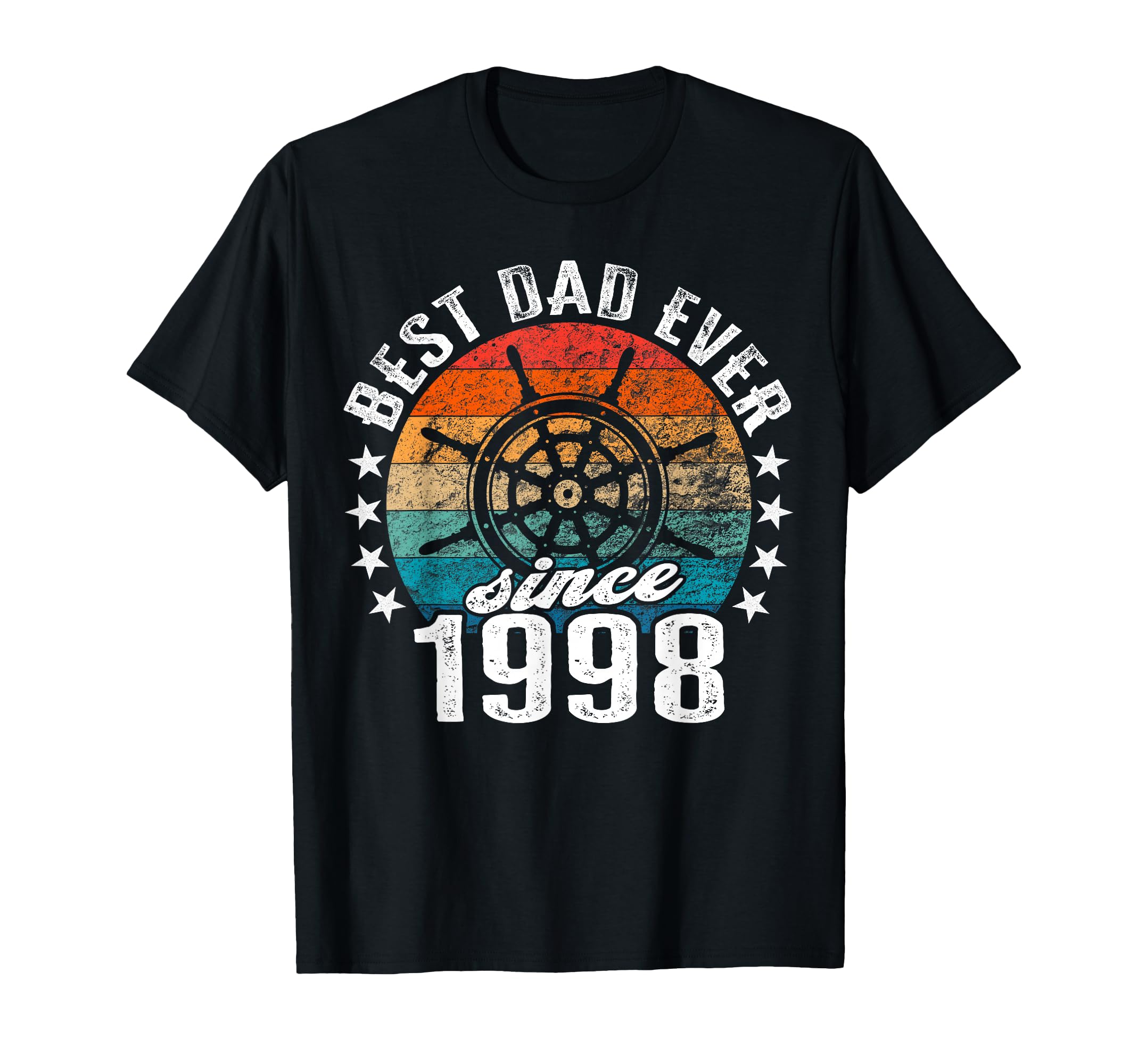 Best Dad World No Joke Dad Since 1998 T-Shirt - Novelty Apparel Unisex - T-Shirt, Sweatshirt, Hoodie