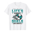 Lifes About Goals And Assists Soccer T-Shirt - Aesthetic Graphic Men Women - T-Shirt, Sweatshirt, Hoodie