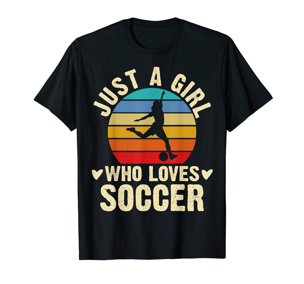 Just Who Loves Soccer Theme Gift T-Shirt - Minimalist Print Unisex - T-Shirt, Sweatshirt, Hoodie
