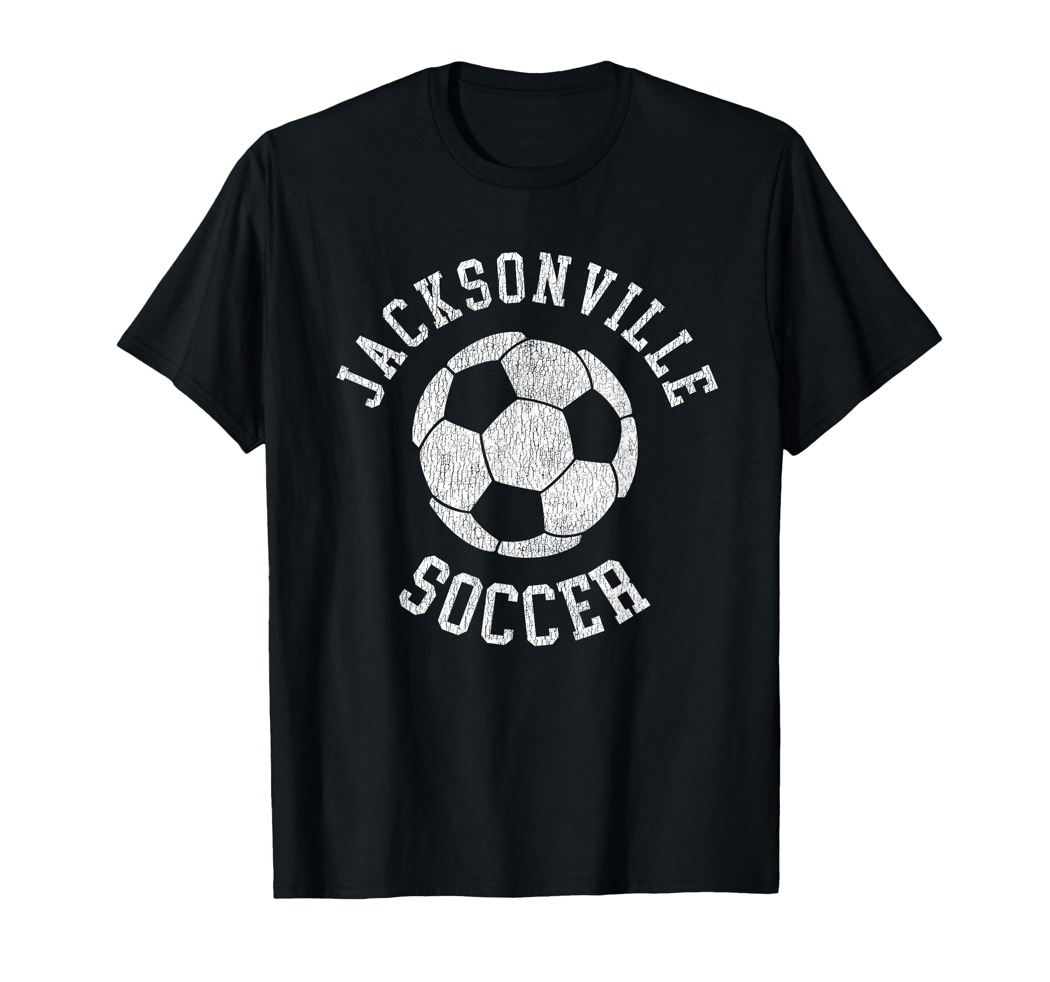 Jacksonville Soccer Distressed 90S T-Shirt - Aesthetic Graphic Men Women - T-Shirt, Sweatshirt, Hoodie