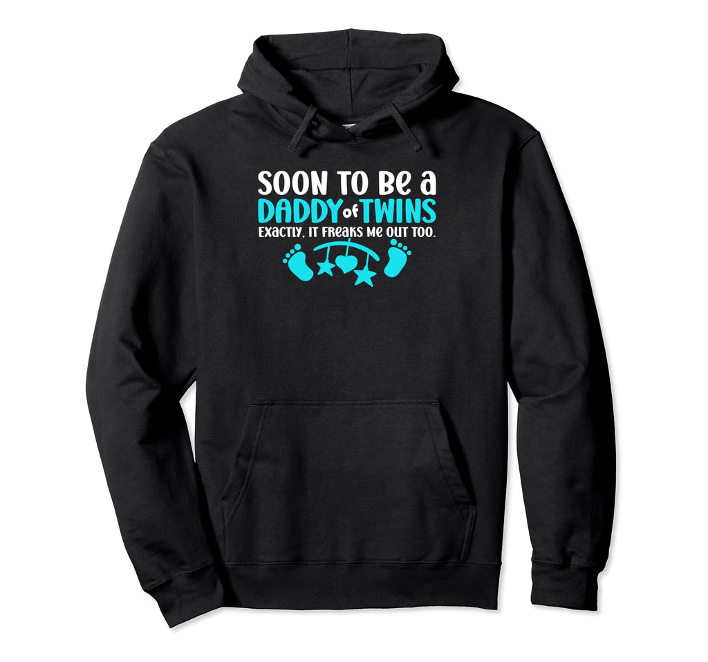 Future Father Twins Soon To Be Daddy Hoodie - Unique Graphic Men Women - T-Shirt, Sweatshirt, Hoodie