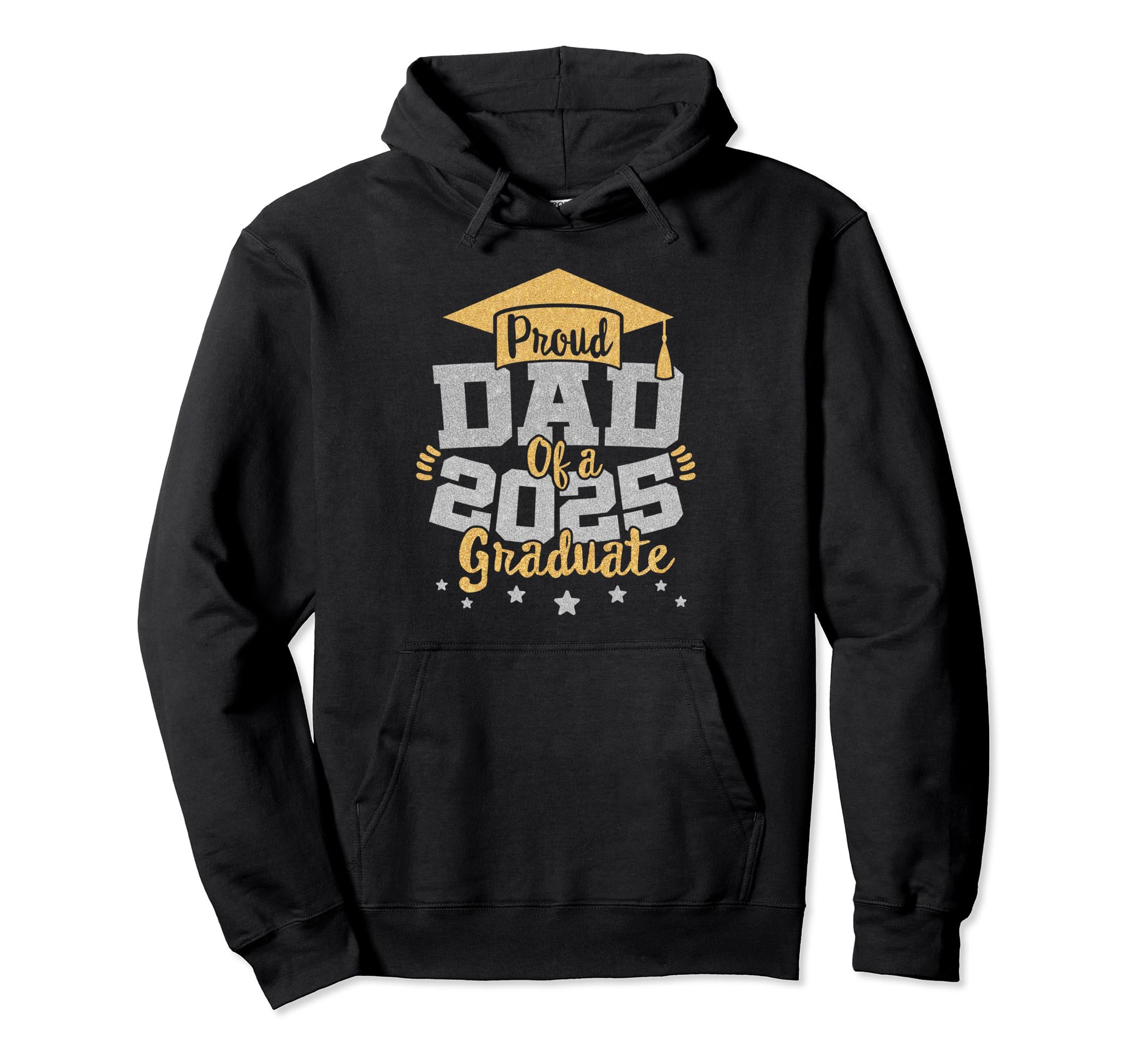 Proud Dad 2025 Graduate Class 25 Senior Hoodie - Custom Art Print Unisex - T-Shirt, Sweatshirt, Hoodie