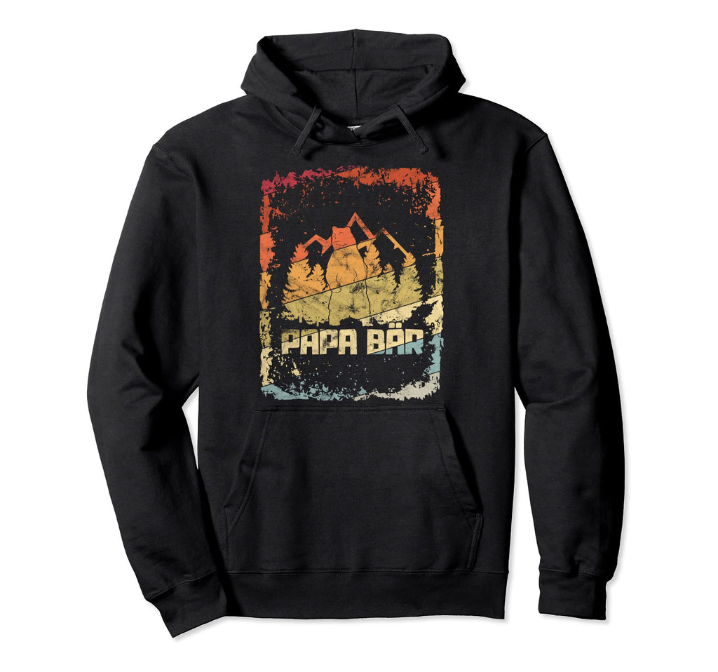 Papa Bear Hoodie - Graphic Print Men Women - T-Shirt, Sweatshirt, Hoodie