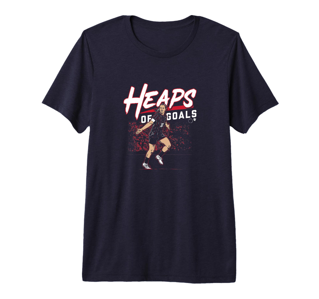 Lindsey Heaps Heaps Goals Usa T-Shirt - Casual Everyday Wear for Adults - T-Shirt, Sweatshirt, Hoodie