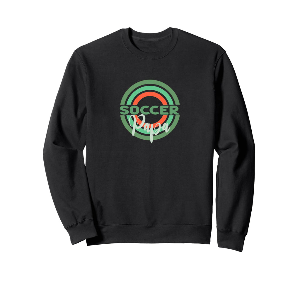 Soccer Papa Modern Soccer Circles Sweatshirt - Minimalist Print for Adults - T-Shirt, Sweatshirt, Hoodie