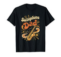 Saxophone Dad Jazz Musician Father T-Shirt - Minimalist Print Unisex - T-Shirt, Sweatshirt, Hoodie