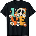 Peace Sign Love 60s 70s Tie Dye Hippie Costume - Adult & Kids T-Shirts, Sweatshirts & Hoodies apparel design preview 1