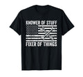 Knower Stuff Fixer Things Mechanic Dad T-Shirt - Unique Graphic for Adults - T-Shirt, Sweatshirt, Hoodie