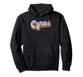 Cyrus Personalized Name Custom Lettering 70S Hoodie - Unique Graphic Unisex - T-Shirt, Sweatshirt, Hoodie