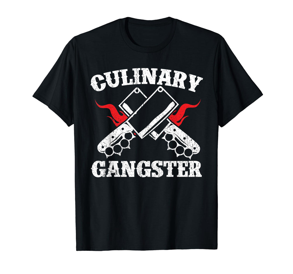 Culinary Gangster Barbecue Bbq Dad T-Shirt - Minimalist Print Unisex - T-Shirt, Sweatshirt, Hoodie