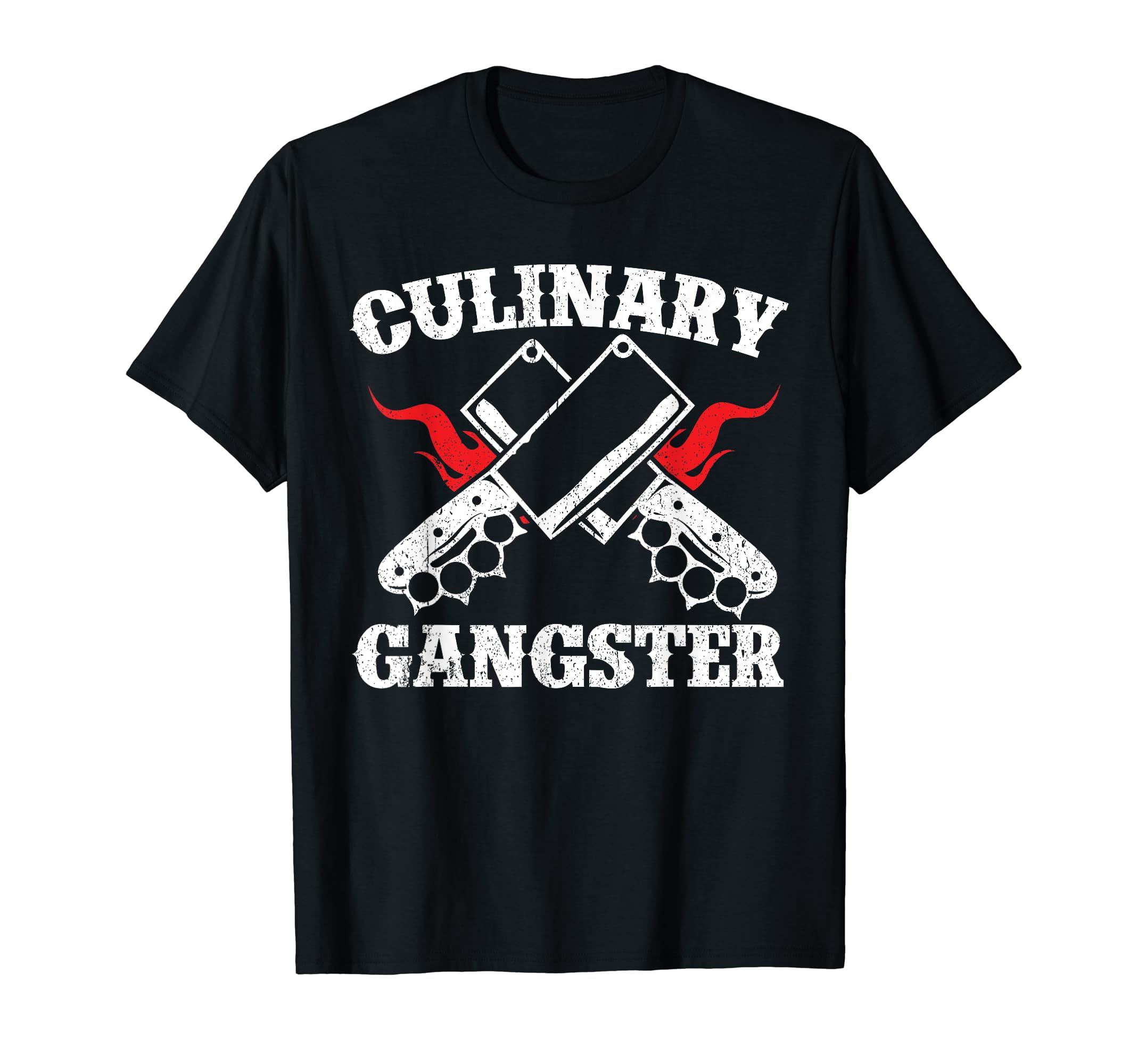 Culinary Gangster Barbecue Bbq Dad T-Shirt - Minimalist Print Unisex - T-Shirt, Sweatshirt, Hoodie