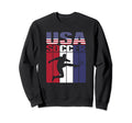 Proud America Soccer Team Supporter Sweatshirt - Unique Graphic for Adults - T-Shirt, Sweatshirt, Hoodie