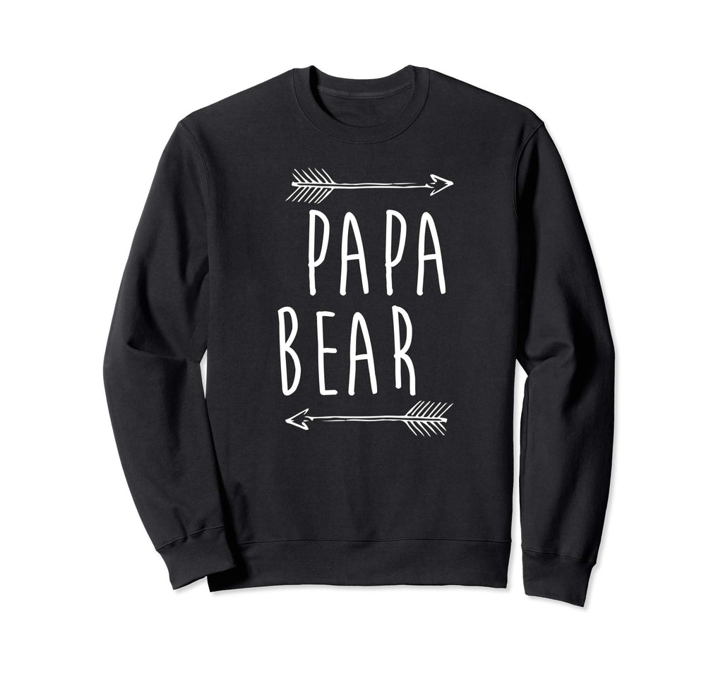 Papa Bear Matching Family Portrait Mama Sweatshirt - Unique Graphic Unisex - T-Shirt, Sweatshirt, Hoodie