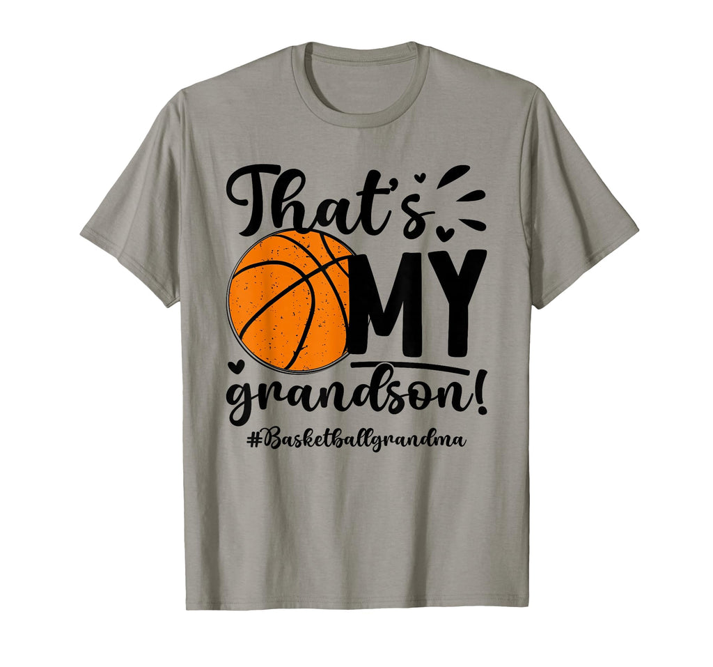 Thats My Grandson Basketball Grandma T-Shirt - Casual Everyday Wear Unisex - T-Shirt, Sweatshirt, Hoodie