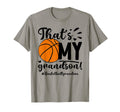 Thats My Grandson Basketball Grandma T-Shirt - Casual Everyday Wear Unisex - T-Shirt, Sweatshirt, Hoodie