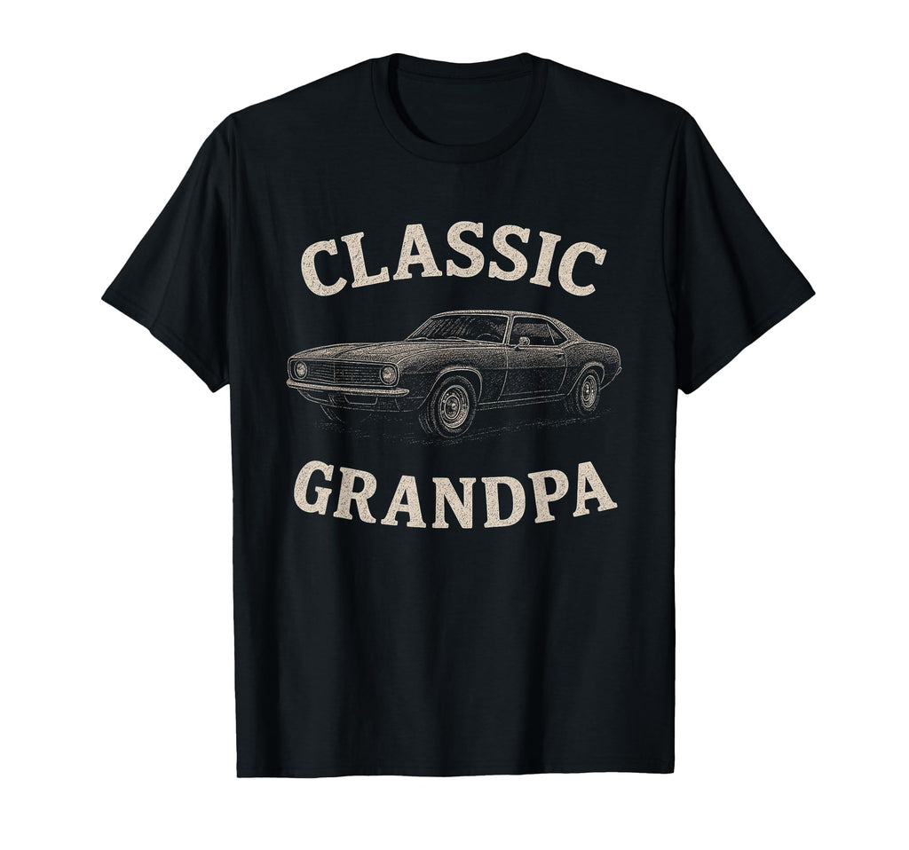 Grandpa Muscle Mood Outfit Car Fans T-Shirt - Unique Graphic Men Women - T-Shirt, Sweatshirt, Hoodie