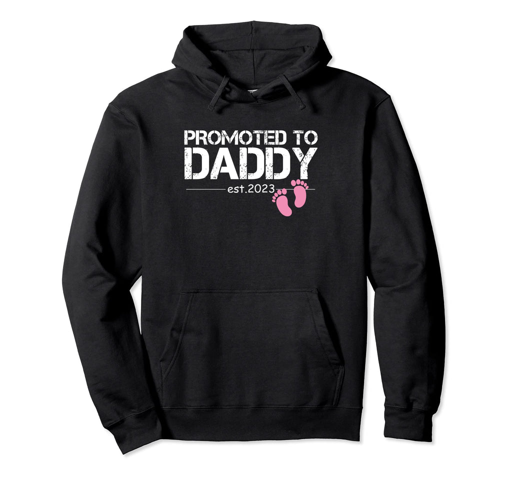 Promoted To Daddy Est 2023 Father Best Hoodie - Aesthetic Graphic Unisex - T-Shirt, Sweatshirt, Hoodie