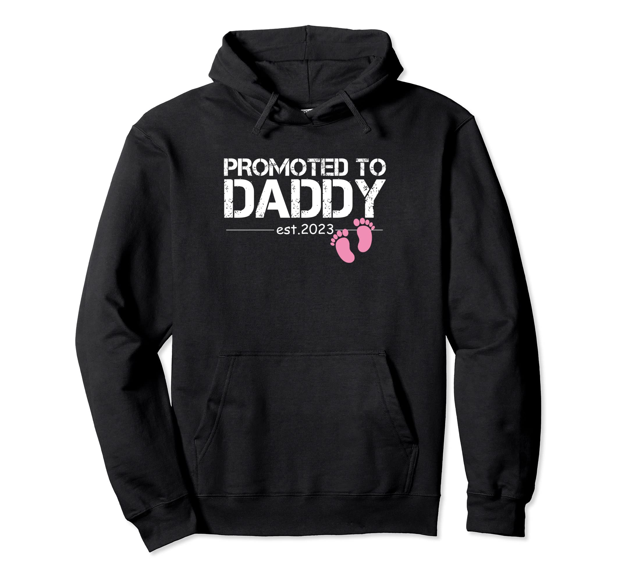 Promoted To Daddy Est 2023 Father Best Hoodie - Aesthetic Graphic Unisex - T-Shirt, Sweatshirt, Hoodie