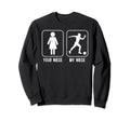 My Niece Soccer Uncle Soccer Sweatshirt - Casual Everyday Wear for Adults - T-Shirt, Sweatshirt, Hoodie