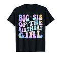 Big Sister Birthday Tie Dye T-Shirt - Casual Everyday Wear for Adults - T-Shirt, Sweatshirt, Hoodie