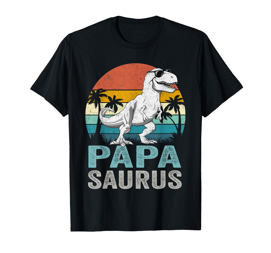 Papasaurus T Rex Dinosaur Papa T-Shirt - Casual Everyday Wear Unisex - T-Shirt, Sweatshirt, Hoodie