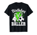 4Th Birthday Baller 4 Year Old Birthday T-Shirt - Graphic Print for Adults - T-Shirt, Sweatshirt, Hoodie