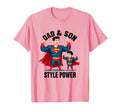 Dad Son Power Matching T-Shirt - Trendy Graphic for Adults - T-Shirt, Sweatshirt, Hoodie
