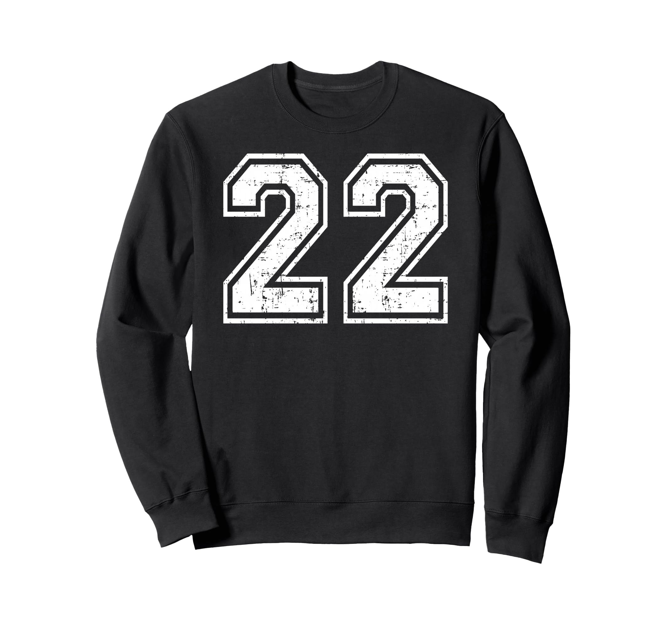 22 Number Twenty Two Team Sports Sweatshirt - Trendy Graphic Men Women - T-Shirt, Sweatshirt, Hoodie