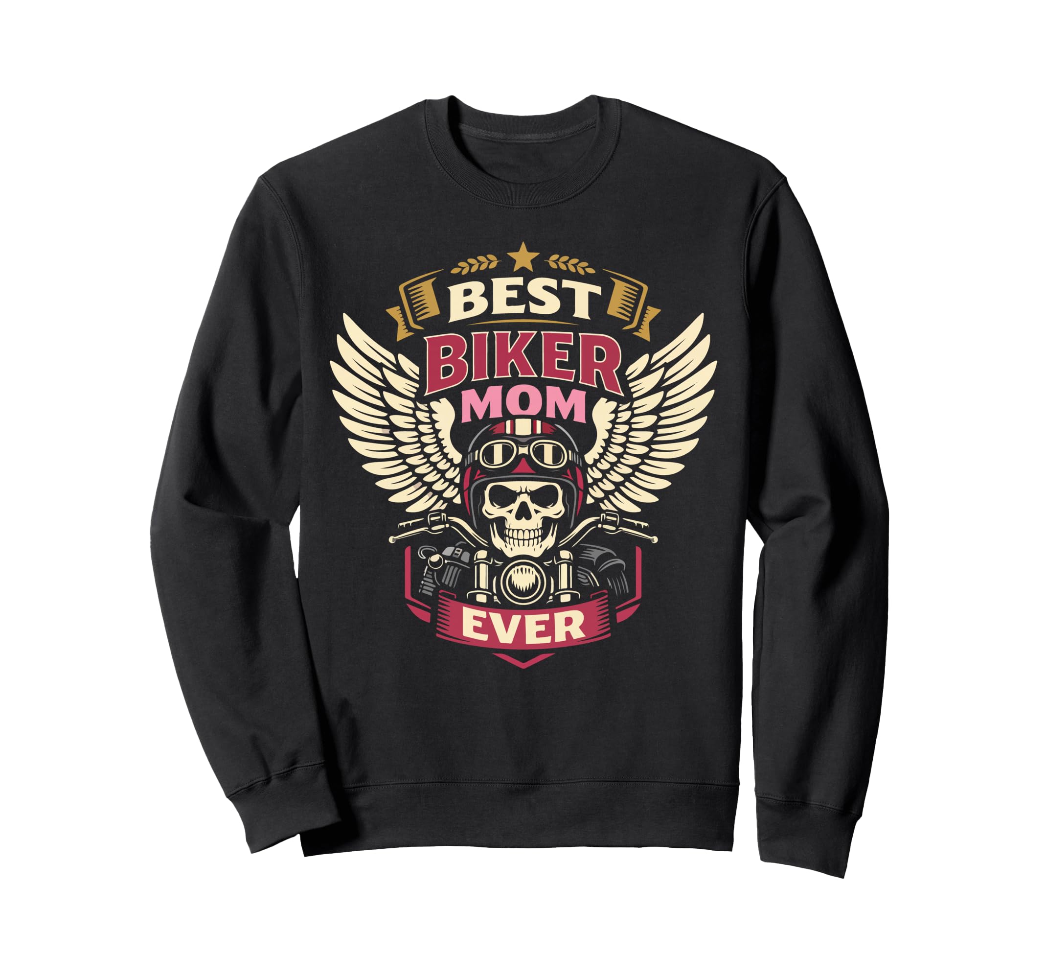 Motorcycle Biker Mom Best Biker Mom Sweatshirt - Custom Art Print Unisex - T-Shirt, Sweatshirt, Hoodie