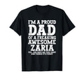Dad Zaria Personalized Name Funny T-Shirt - Aesthetic Graphic for Adults - T-Shirt, Sweatshirt, Hoodie