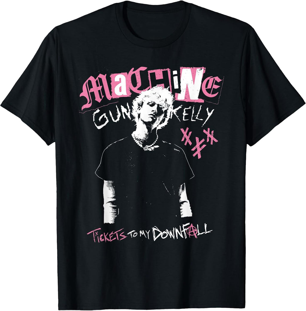 Official Machine Gun Kelly Tickets to My Downfall - Adult & Kids T-Shirts, Sweatshirts & Hoodies apparel design preview 1