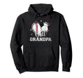 Ball Grandpa Baseball Soccer Heart Hoodie - Aesthetic Graphic for Adults - T-Shirt, Sweatshirt, Hoodie