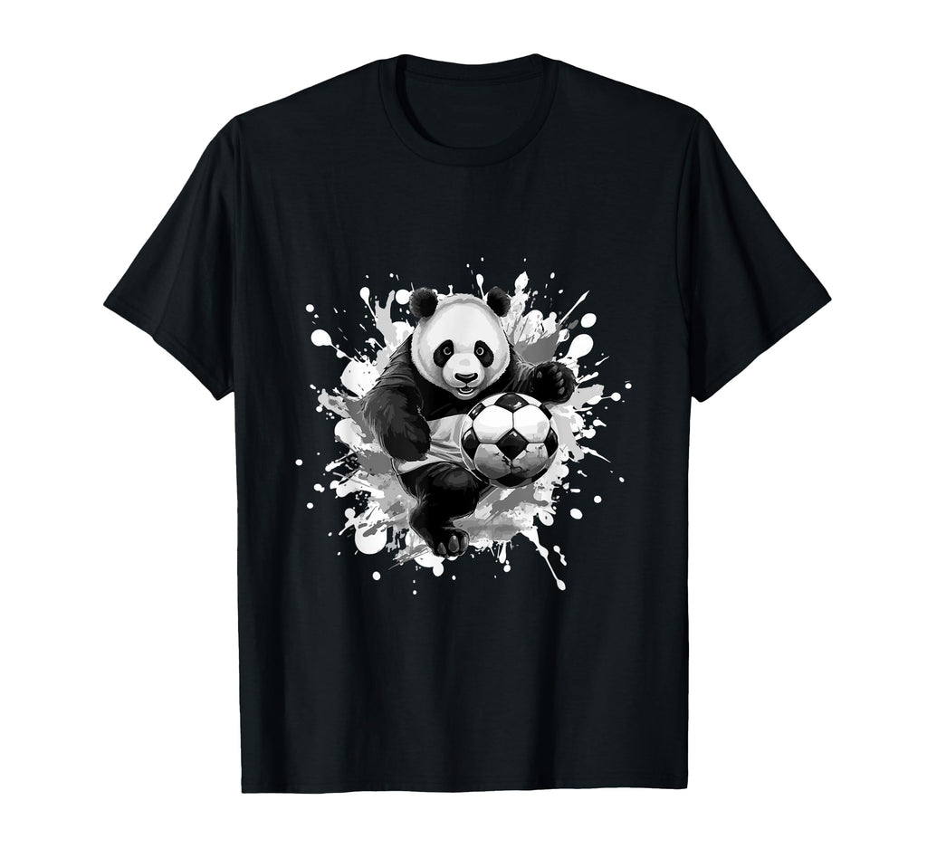 Panda Playing Soccer Sports Team T-Shirt - Streetwear Style Men Women - T-Shirt, Sweatshirt, Hoodie